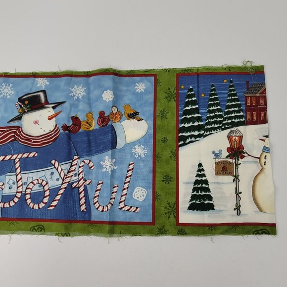 Moda Fabrics Let It Snow Deb Strain Panel 11.5x44" - Picture 6 of 10